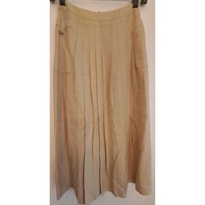 Vintage Franck Olivier‎ Paris Skirt * Size 7 (36" waist) *  Couture Pleated